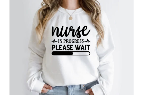 Nurse in Progress Graphics for Crafts