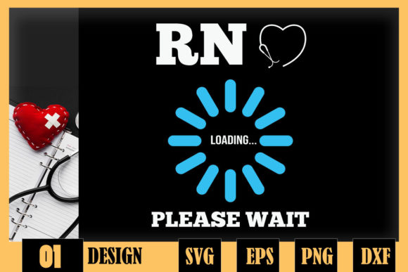 Nurse Loading Graphic for Crafts & Blogs