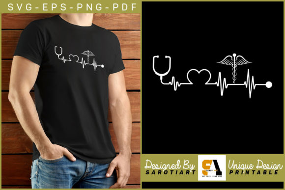 Nurse Stethoscope Vector: Graphics for Crafts