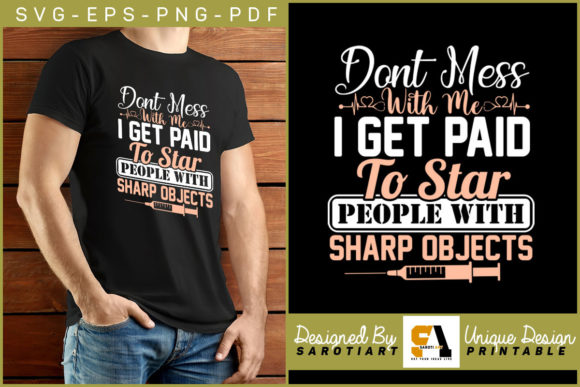 Nursing T-shirt Don t Mess with Me SVG: Crafts & Graphics