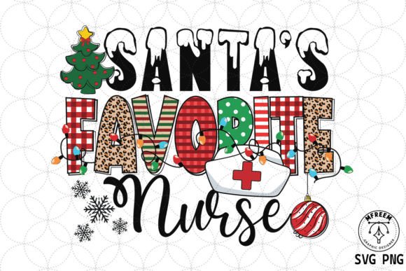 Santa’s Favorite Nurse: Retro Graphics & Crafts