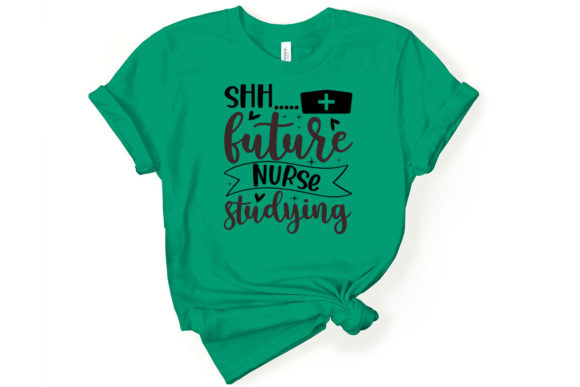 Shh..... Future Nurse Studying Graphics for Crafts